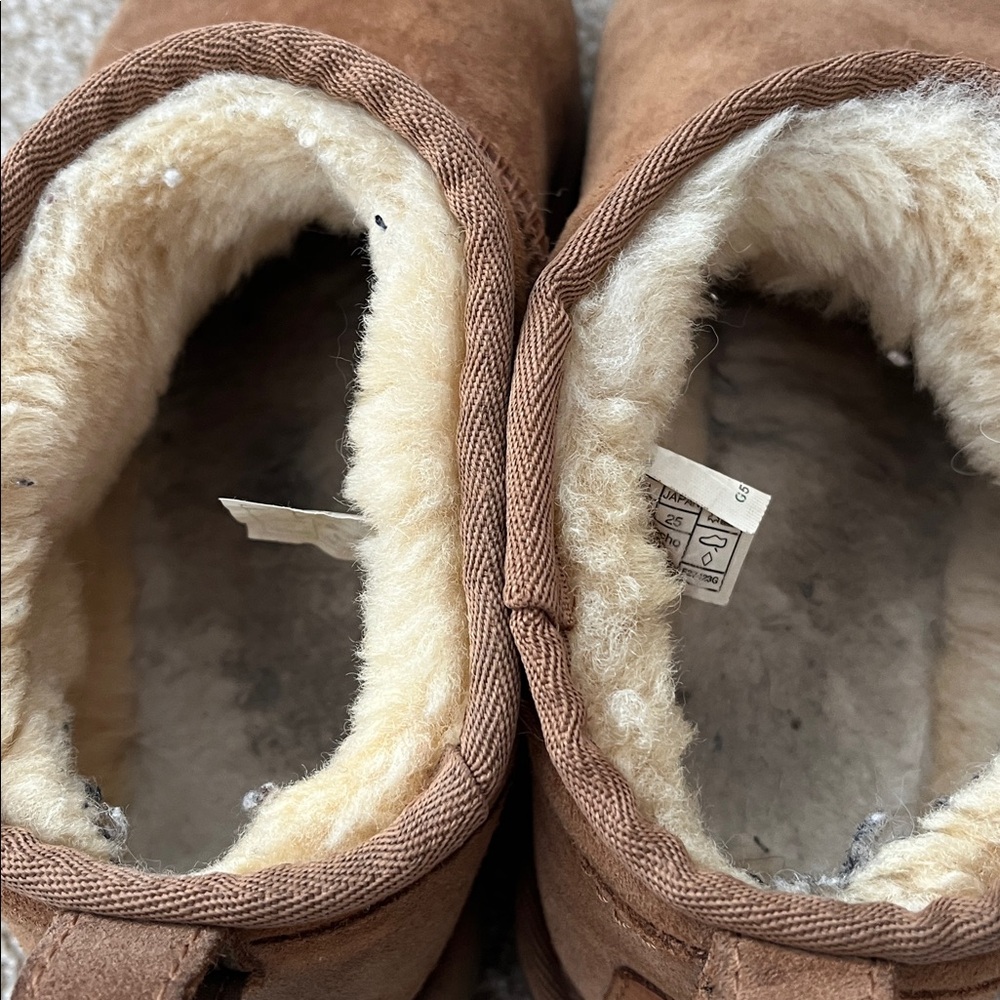 UGG Chestnut Suede Shearling Booties - image 3